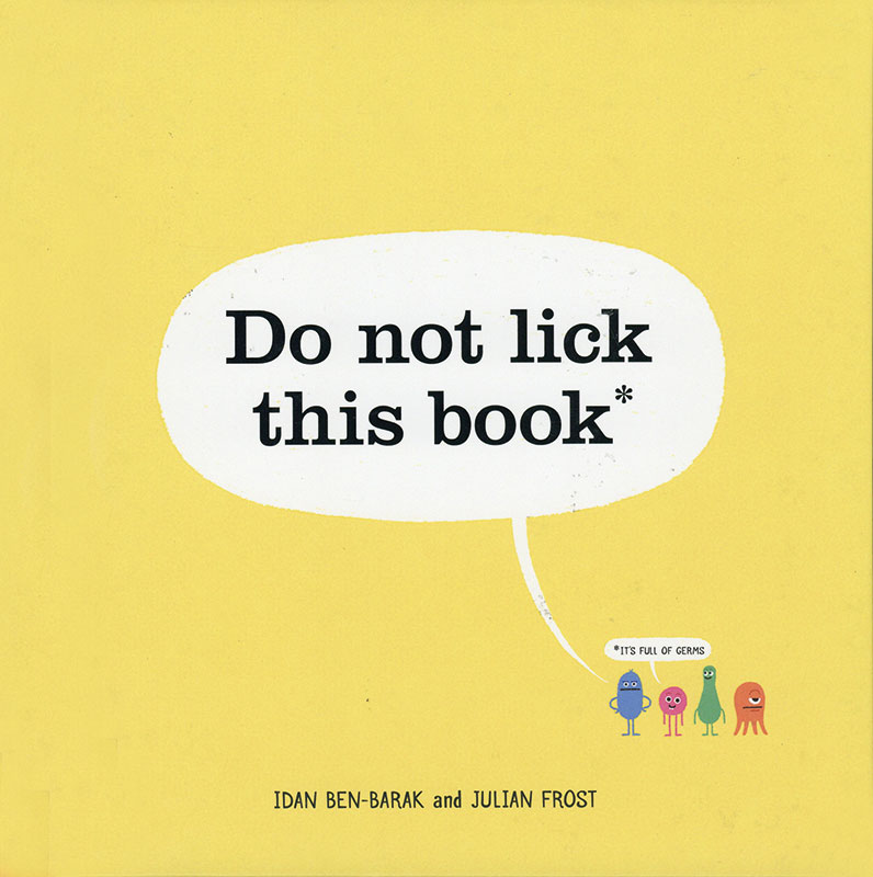 Cover art for Do not lick this book