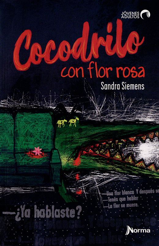 Cover art for Cocodrilo con flor rosa