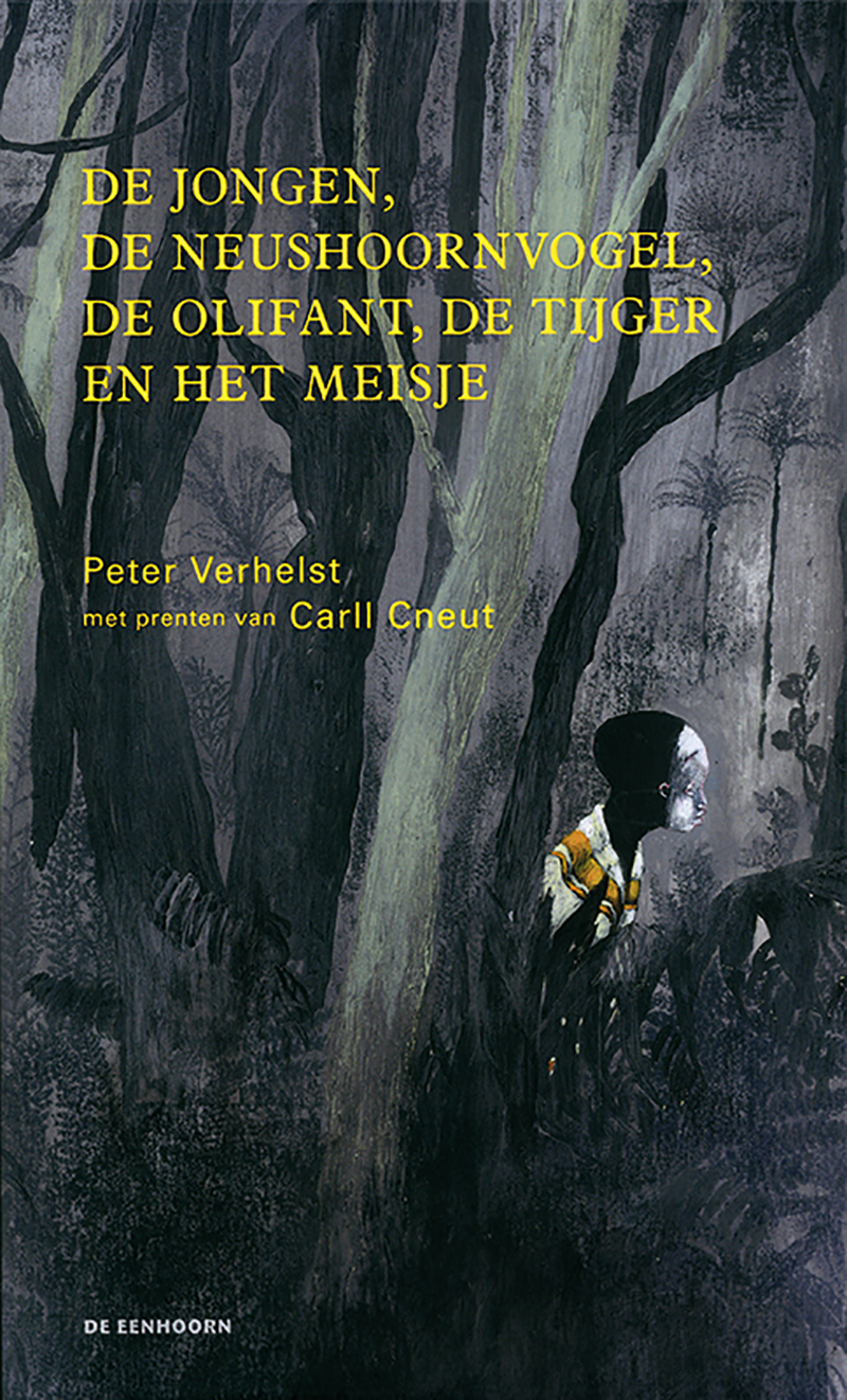 Cover art for De jongen, de neushoornvogel, de olifant, de tijger en het meisje